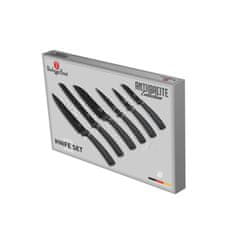 Komplet 6 nožev antracit Zbirka BH-2894