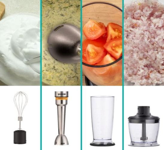 Močan 1200 W DC motor in štirikrako rezilo