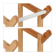 Northix Stojalo za toaletni papir iz bambusa z integrirano polico