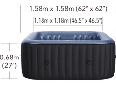 MSpa Tekapo 4P Comfort C-TE042 masažni bazen