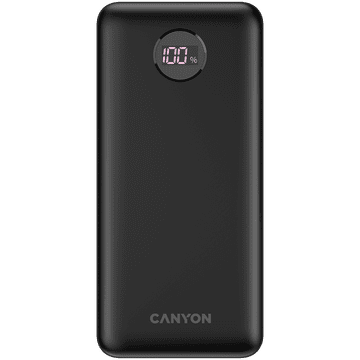 Canyon power bank PB-2002 LED 20000 mAh PD 20W QC 3.0 Black