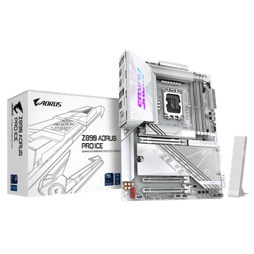 Gigabyte Z890 AORUS PRO ICE osnovna plošča, LGA1851, ATX, DDR5, WiFi 7