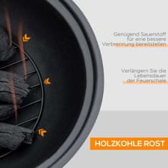 Homestar Ognjišče 615x615x39 cm rjavo