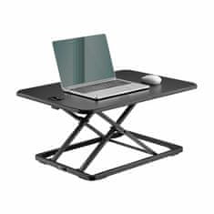 Digitus delovna postaja-ročni dvig do 45cm višine črna DA-90445