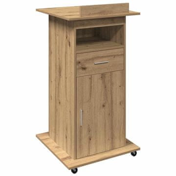 Vidaxl Oder Umetni hrast Inženirski les 55 x 55 x 107 cm