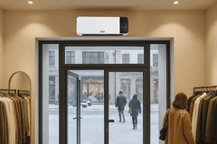 N'OVEEN Grelec keramični stenski HS1200 LED, 2000W