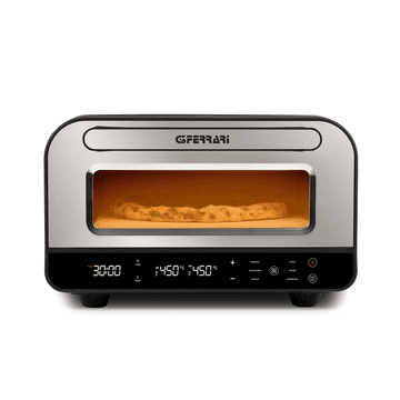 G3 Ferrari Pizza Pro G10204 električna peč za pico do 400 °C profesionalna pizza peč srebrno/črna