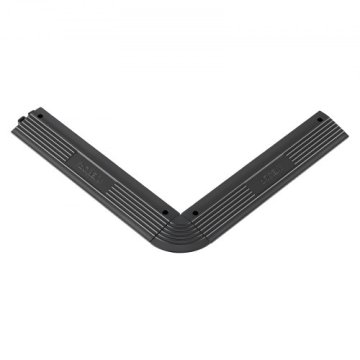 VEVOR Komplet robov za prehod 11-delni združljiv z drenažnimi podlogami črne barve