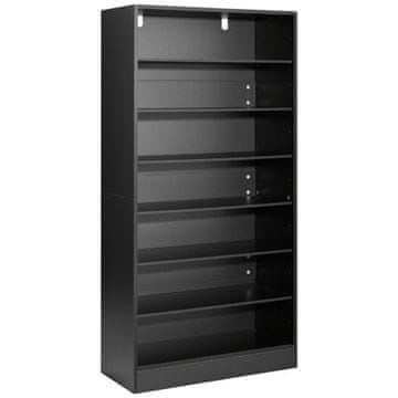 VEVOR Omara za shranjevanje medijev 70x30x140 cm rjava