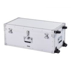 VEVOR Set shranjevalnih prtljažnikov 763x392x312 mm in 600x350x240 mm bela