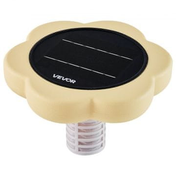 VEVOR Bazenski ionizator Petal baker 235x235x163 mm rumene barve