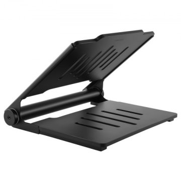 VEVOR Zložljiv tuš stolček za steno z naslonom 452 cm črne barve