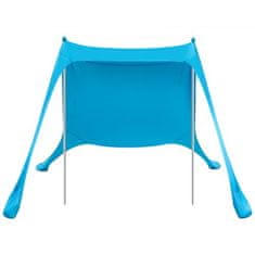 VEVOR Plažni šotor sončni zavetje 23x23x2 m modra