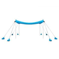 VEVOR Plažni šotor sončni zavetje 3x3x2 m modra