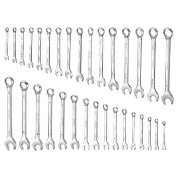 VEVOR Komplet kombiniranih ključev 32-delni SAE in metrični srebrni
