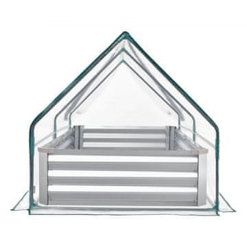 VEVOR Dvignjena vrtna greda 180x90x30 cm srebrna