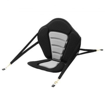 VEVOR Sedež za kajak 525x450x310 mm Črna oblazinjena blazina