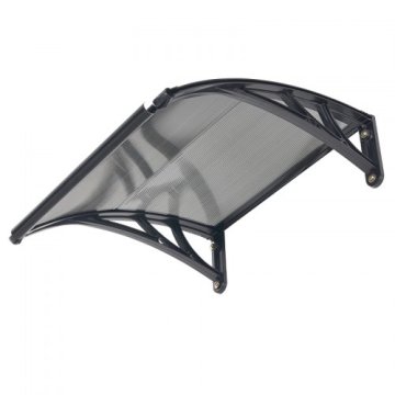 VEVOR Nadstrešek za vrata 61x60x19 cm Siva