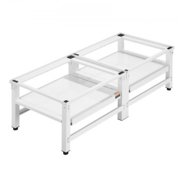 VEVOR Podstavek za pralni stroj 1245x535x370 mm bel