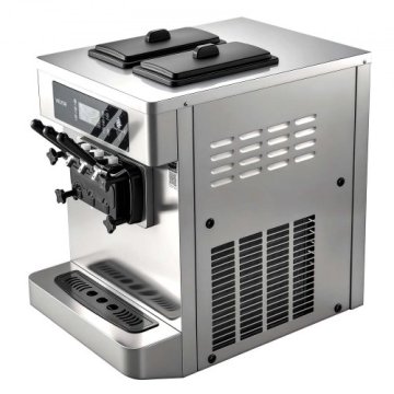 VEVOR Stroj za sladoled 3 okusi namizni aparat za mehki sladoled 540x826x820 mm