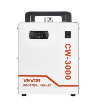 VEVOR Industrijski hladilnik vode CW-3000 9 L 10 L/min za laserski gravirni stroj