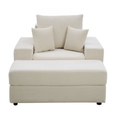 VEVOR Ležalna stol 1115x1490x740 mm bež