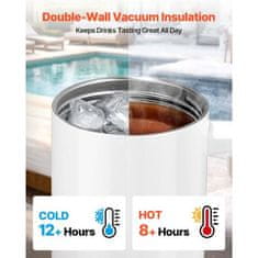 VEVOR Sublimacijski lončki 8 kosov 10x27 cm iz nerjavečega jekla z ročajem