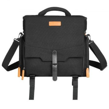 VEVOR Miniaturna torbica za shranjevanje drži 16 pehotnih figuric 35x22x325 cm črna