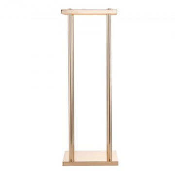 VEVOR Stojalo za rože steber stojalo za cvetlični aranžma 20x20x60 cm zlato