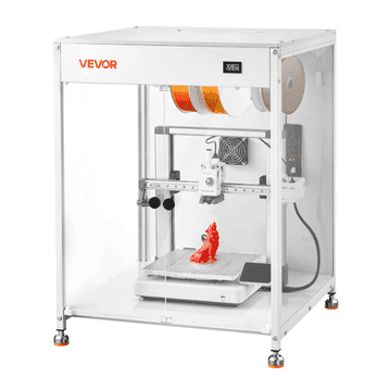VEVOR Ohišje za 3D tiskalnik 600x600x800 mm prozorno