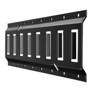 VEVOR Komplet za pritrditev 4-delni E tirnice 04 m 2 U-oblikovana kljuka 2 držala za orodje 2 nosilca za police 2 držala za pnevmatike 2 kabelski obroči 8 končnih pokrovov za shranjevanje