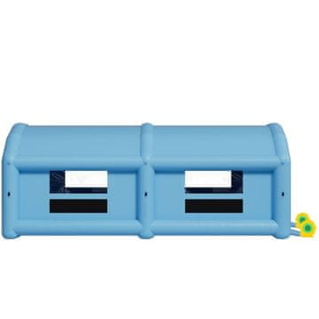 VEVOR Napihljiva barvna kabina 10x6x4 m modra