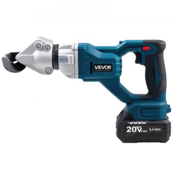 VEVOR Brezžični rezalnik kovinskih pločevin kovinska škarja 365x180x80 mm srebrna