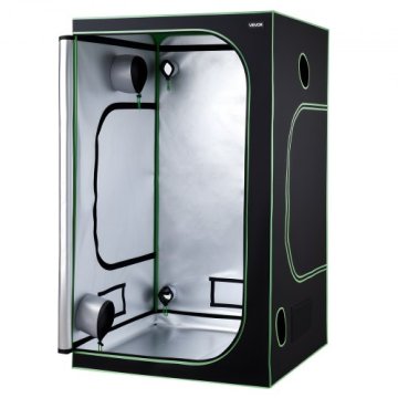 VEVOR Rastna šotor 120x120x200 cm Črn