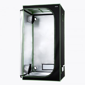 VEVOR Rastelava 100x100x200 cm Črna