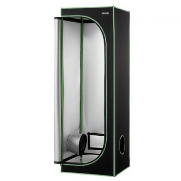 VEVOR Rastelava 60x60x180 cm Črna