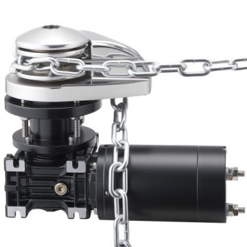 VEVOR Ribična vitel Vertikalni električni 12V 600W 375x345x200 mm Nerjaveče jeklo