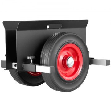 VEVOR Panelni voziček nastavljiv s sponko 412x45x30 cm črn