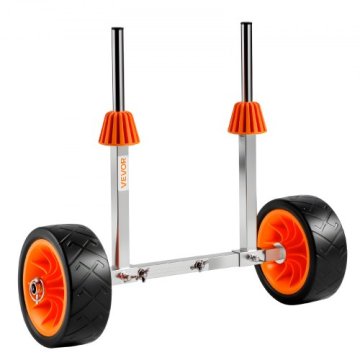 VEVOR Voziček za kajak 560x190x485 mm nosilnost 1134 kg črne barve