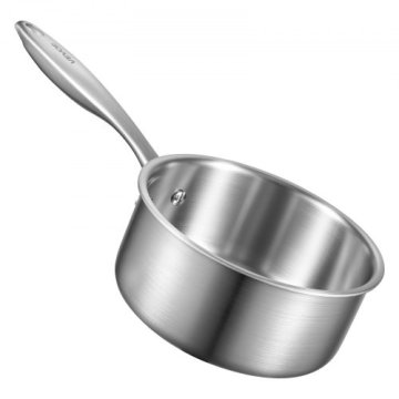 VEVOR Lonec za omako 15 QT 16x75 cm srebrne barve