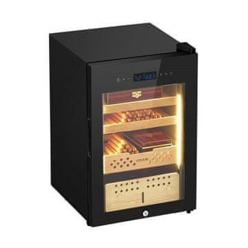 VEVOR Omara za cigarete Humidor 60L 450x420x660 mm Električna lesena