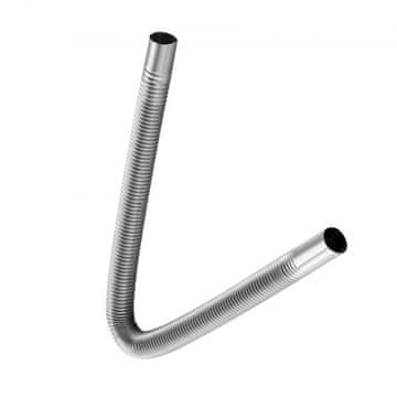 VEVOR Izpušna cev za izpušne pline fleksibilna dizelski grelec 600 mm srebrna