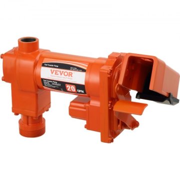 VEVOR Črpalka za prenos goriva 330x225x245 mm 12V DC 20 GPM litega železa visok pretok