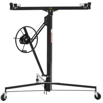 VEVOR Dvigalo za suhomontažne plošče 3353 mm višina 68 kg nosilnost črno