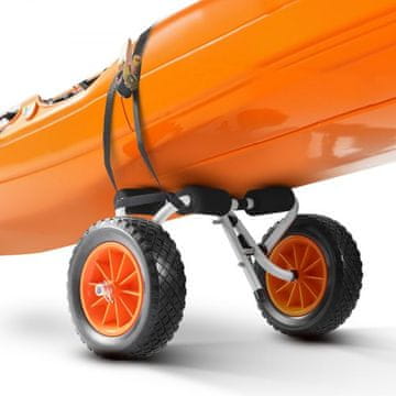 VEVOR Voziček za kajak JH001 62x35x325 cm zložljiv