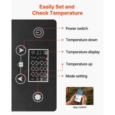 VEVOR Avtomobilski hladilnik 15L 568x33x279 cm prenosni