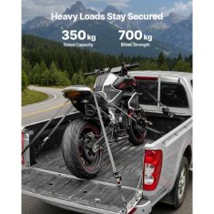 VEVOR Zatezne trakove z ročico samodejno zvijanje 254x48768 mm nosilnost 700 kg komplet 4 kosov