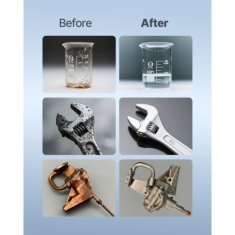 VEVOR Ultrazvočni čistilec 3L 275x17x26 cm iz nerjavečega jekla