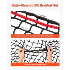 VEVOR Okrogla balirka sena 15x15x15 m počasni hranilec