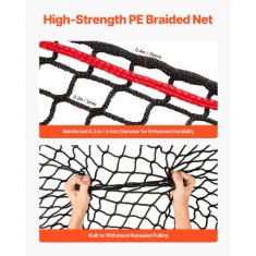 VEVOR Okrogla bala sena 18x18x18 m počasni hranilec